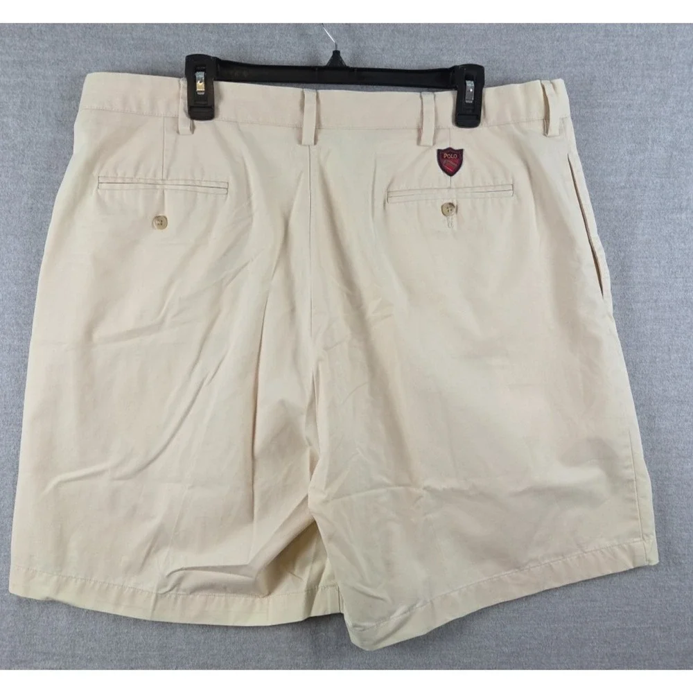 Polo Ralph Lauren Classic Chino‎ Golf Shorts Mens 40 Vintage Crest Logo Y2K